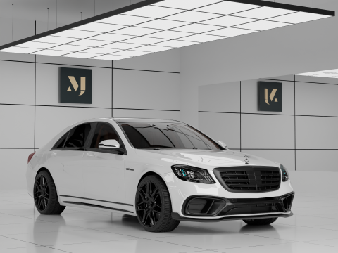 Mersedes-Benz s65 w222 Modelo 3D