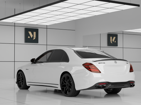 Mersedes-Benz s65 w222 3D Model
