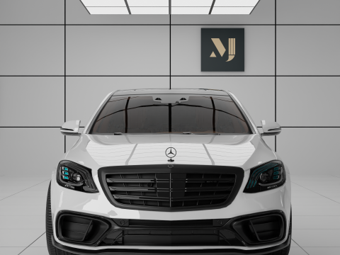 Mersedes-Benz s65 w222 3D Model