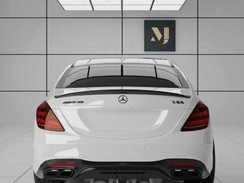 Mersedes-Benz s65 w222 3D Model