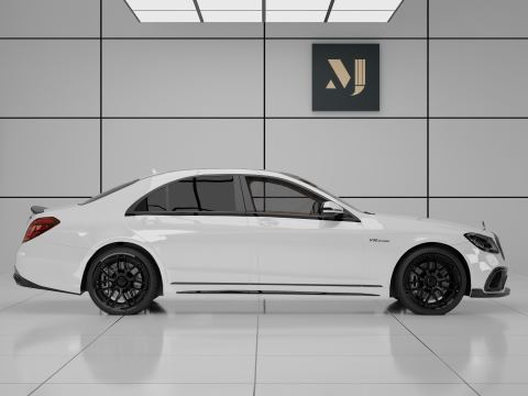 Mersedes-Benz s65 w222 3D Model