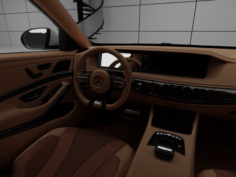 Mersedes-Benz s65 w222 3D Model