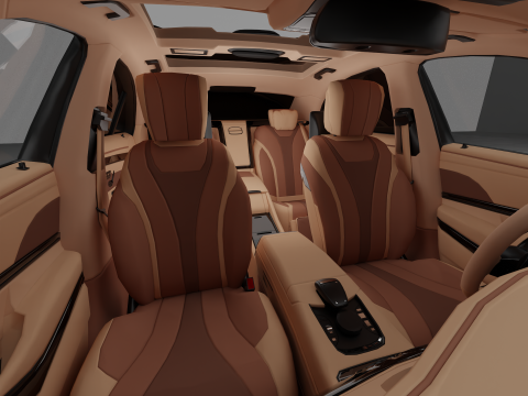 Mersedes-Benz s65 w222 3D Model