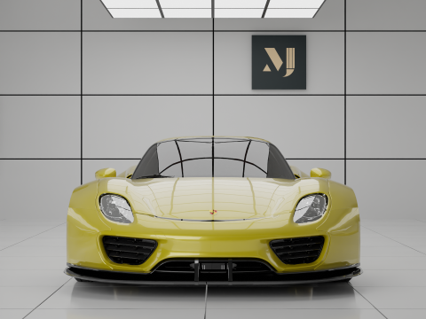 Porsche 918 Modelo 3D