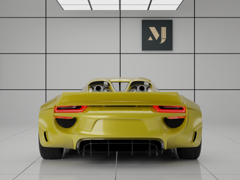 Porsche 918 Modelo 3D