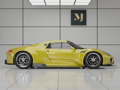 Porsche 918 Modelo 3D