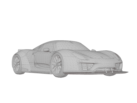 Porsche 918 Modelo 3D