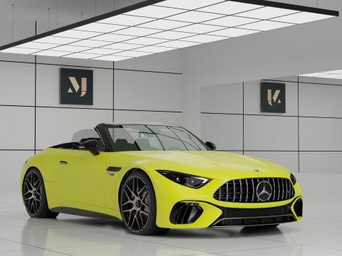 Mersedes-Benz SL63 AMG 3D Model