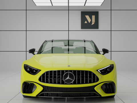 Mersedes-Benz SL63 AMG 3Dモデル