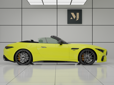 Mersedes-Benz SL63 AMG 3Dモデル