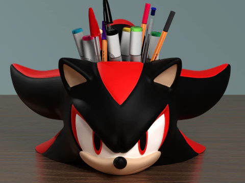 Serie Fan Art Sonic - Collezione portapenne Modello di stampa 3D
