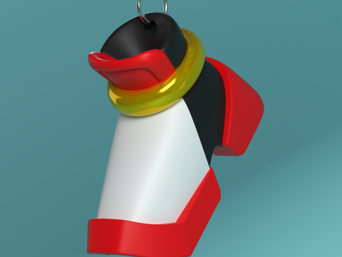Fan Art Shadow the Hedgehog Keychain Shoe - 3MF available 3D Print Model