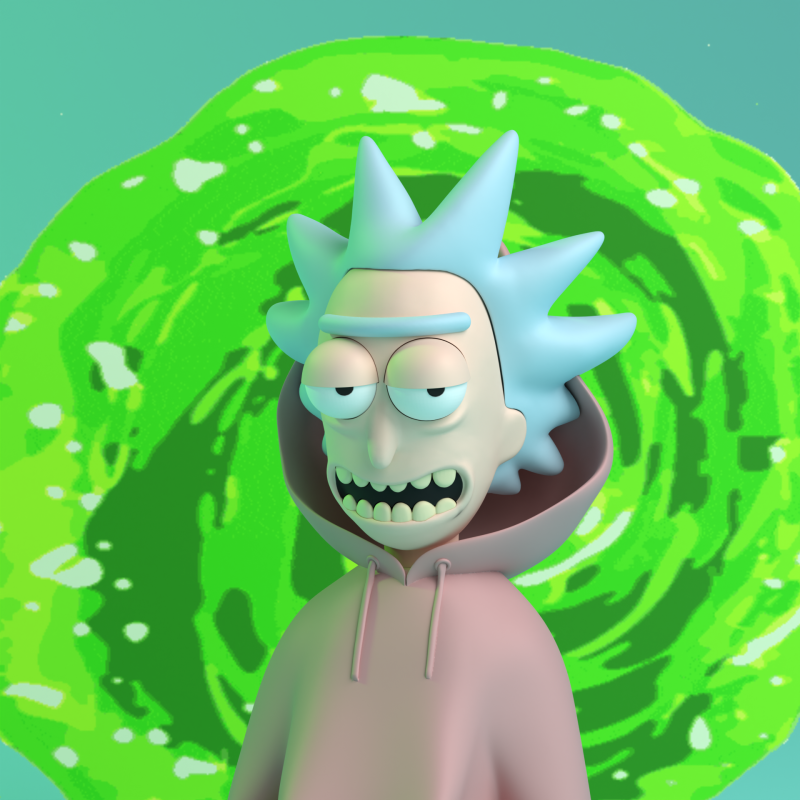 Fan Art Rick Head Urban Vibes for Bugs Bunny - 3MF - STL Modelo de Impressão 3D .c4d .max .obj .3ds .fbx .stl .blend