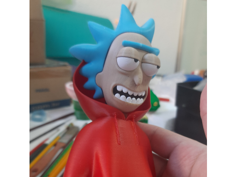 Fan Art Rick Head Urban Vibes for Bugs Bunny - 3MF - STL Modelo de Impressão 3D