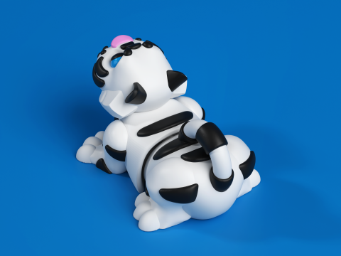 Mini Flexi Tigers - 3mf - No Support 3D printmodel