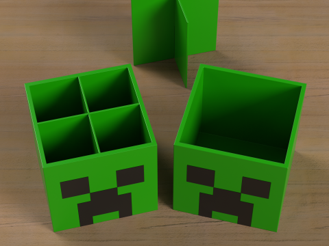 Minecraft Home Decor Heads - Collection Modelo de Impressão 3D