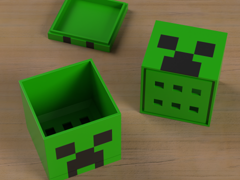 Minecraft Home Decor Heads - Collection Modelo de Impressão 3D