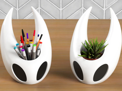 Фан-арт &mdash; Горшок с шершнями и горшок Hollow Knight Silksong &mdash; Нет AMS, нет поддержки 3D Принт Модель