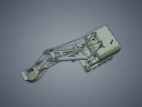 Electric Rope Shovel Model 3D