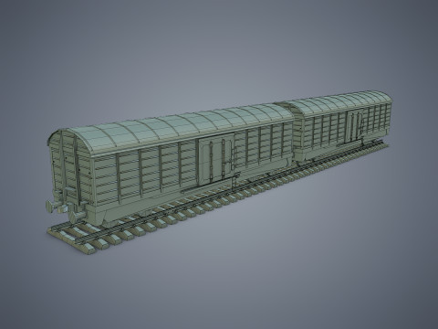Box Car 3D Model
