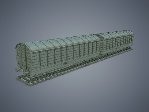 Box Car 3D Model
