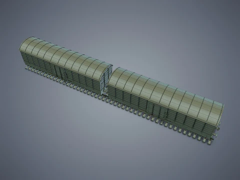 Vagone merci Modello 3D
