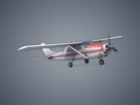 Cessna 206 Stationair 3D 모델