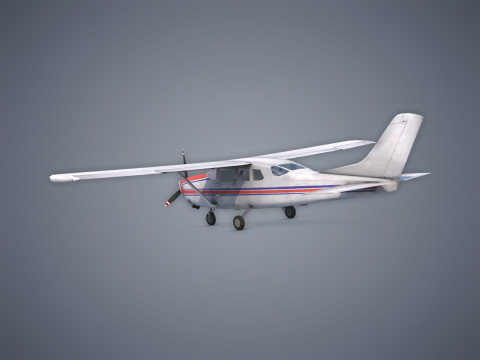 Cessna 206 Stationair 3D 모델