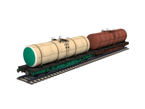 Tank wagon 3D मॉडल