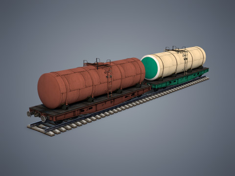 Tank wagon 3Dモデル