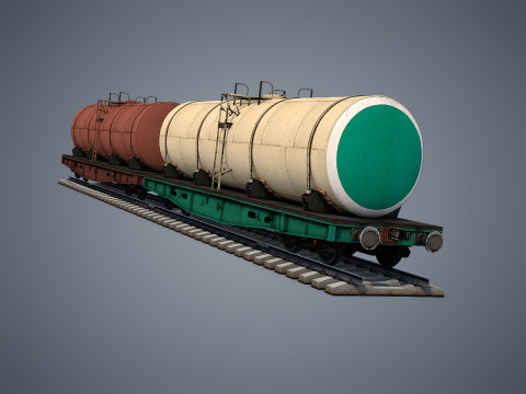 Tank wagon 3Dモデル