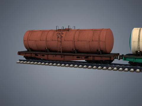 Tank wagon 3Dモデル