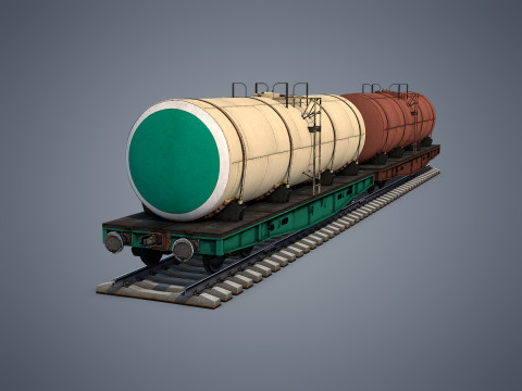 Tank wagon 3Dモデル