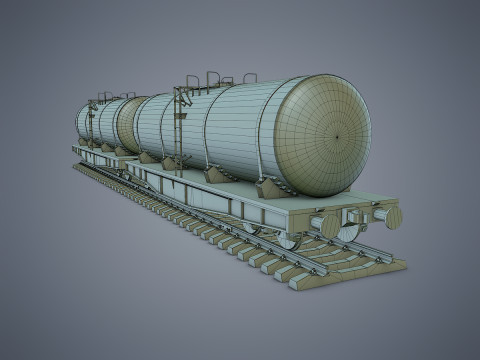 Tank wagon 3Dモデル