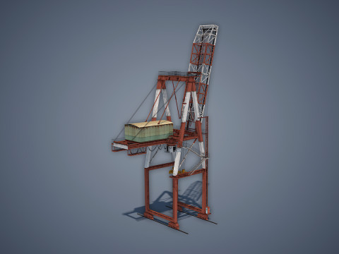 Port Container Crane Modelo 3D