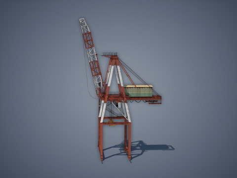 Port Container Crane Modelo 3D