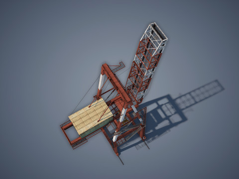 Port Container Crane Modelo 3D