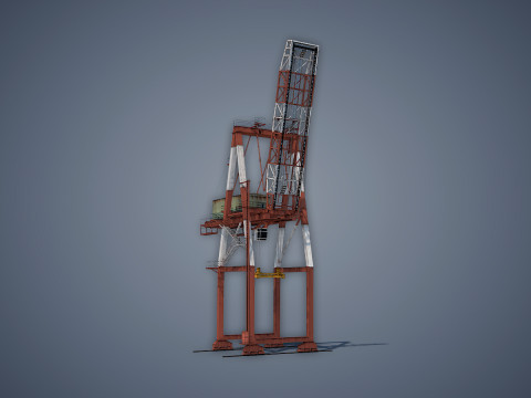 Port Container Crane Modelo 3D