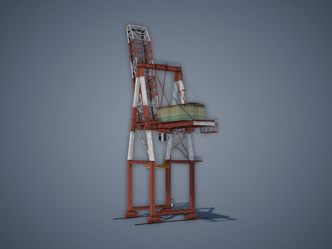Port Container Crane Modelo 3D