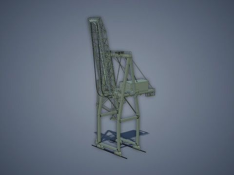 Port Container Crane Modelo 3D