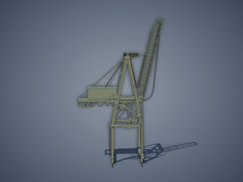 Port Container Crane Modelo 3D