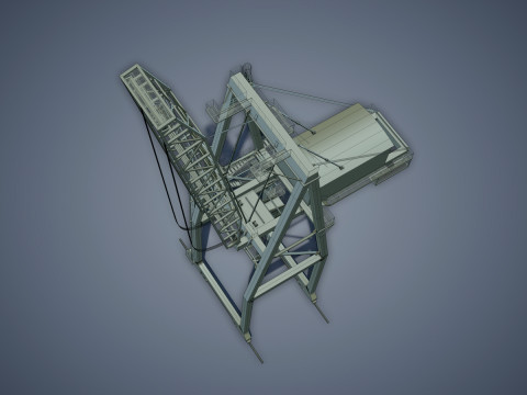 Port Container Crane Modelo 3D