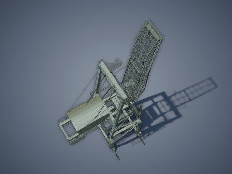 Port Container Crane Modelo 3D