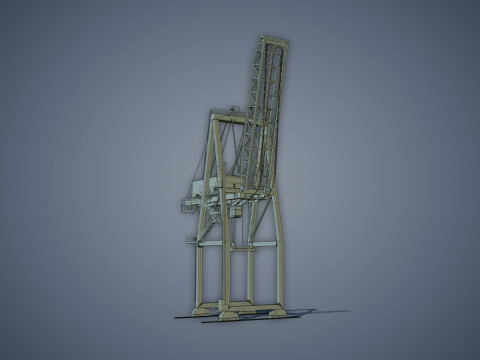 Port Container Crane Modelo 3D
