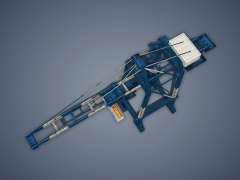 Port Container Crane 3Dモデル