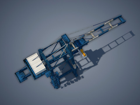 Port Container Crane 3Dモデル