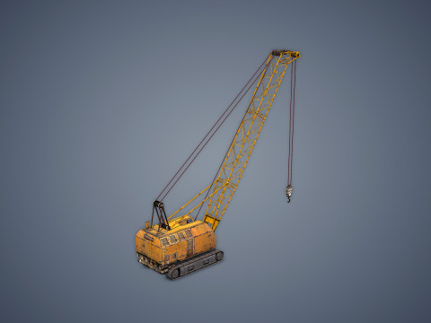 Crawler Crane Modello 3D
