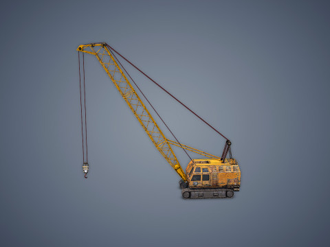Crawler Crane Modello 3D