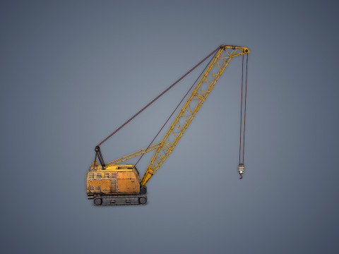 Crawler Crane Modello 3D