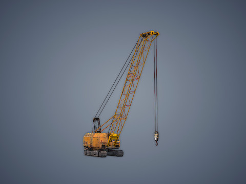 Crawler Crane Modello 3D